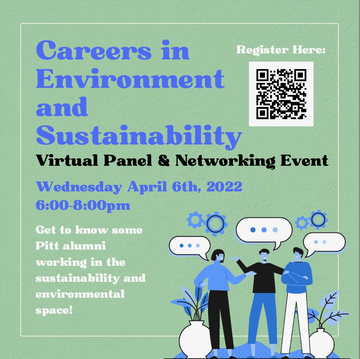 Careers in Environment and Sustainability: Virtual Panel & Networking