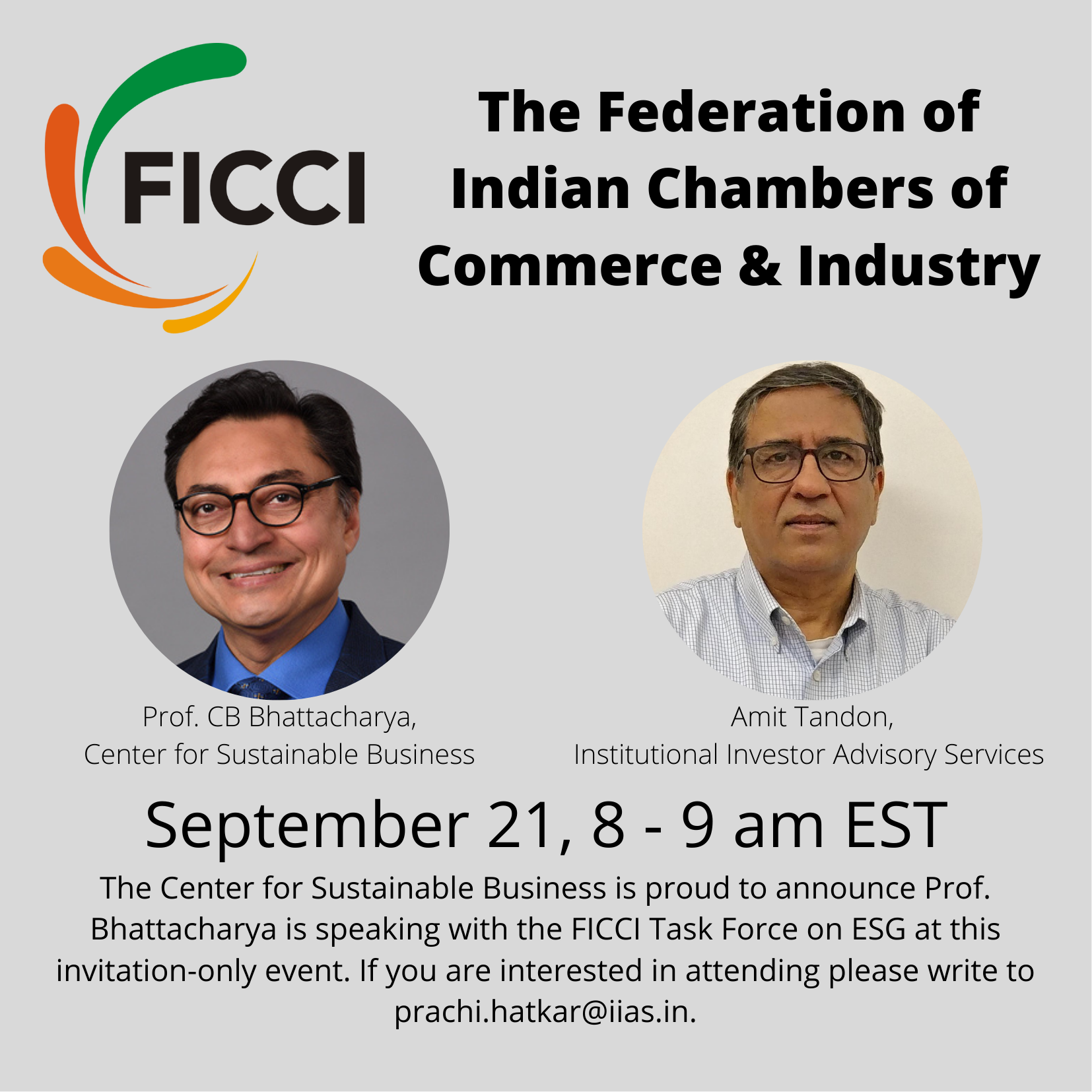 Federation of Indian Chambers of Commerce & Industry Task Force on ESG Event