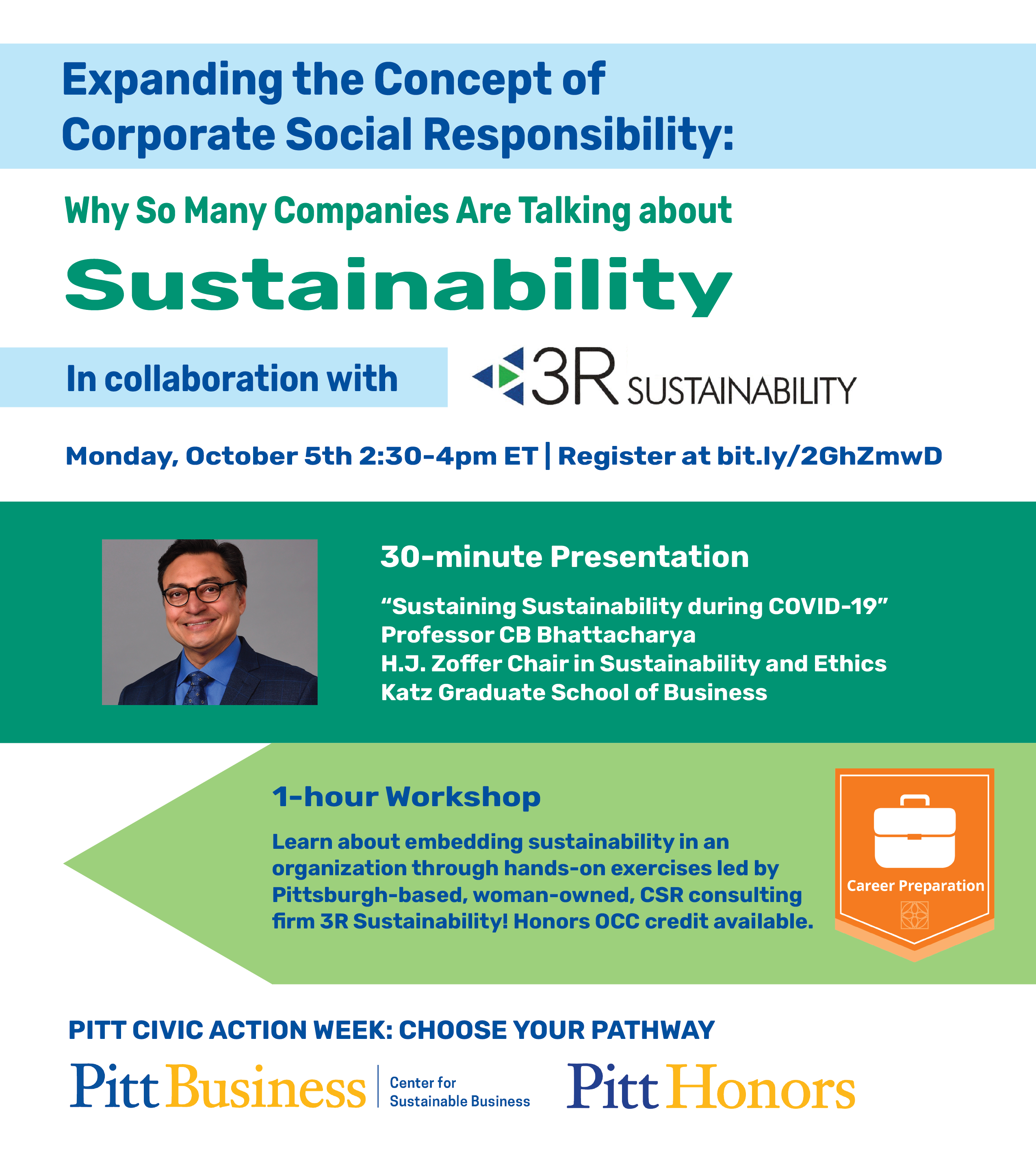 Pitt Civic Action Week: Workshop for Undergraduate Students