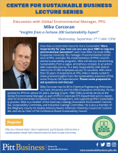 CSB Lecture Series - Mike Corcoran, PPG